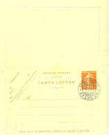 REF LACHSEM - CL SEMEUSE CAMEE 10c  DATE 342 OBL. "FELD POSTEXPED." 12/12/1916 - Cartes-lettres