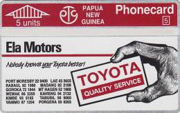 Papua New Guinea, PNG-019, Toyota Ph 50 8203, 2 Scans. 204E. - Papouasie-Nouvelle-Guinée