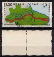 Brasilien Brazil Mi# 1283-84 Gest M€ 25,- Transamazonica 71 - Usados