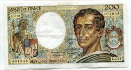 P France 200 Francs "" MONTESQUIEU "" 1983 # 2 - 200 F 1981-1994 ''Montesquieu''