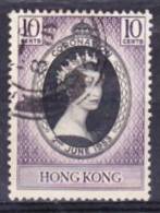 HONG KONG  1953  N 184 OB. USED  TB - Usati