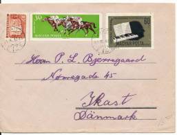 Hungary Cover Sent To Denmark 12-10-1961 - Cartas & Documentos