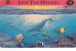 United States, Save The Whales, Fish And Whales. 2 Scans. - Autres & Non Classés