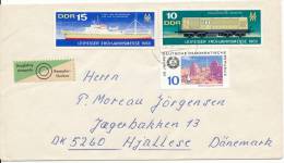 Germany DDR Cover Sent To Denmark 5-2-1974 - Lettres & Documents