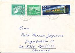 Germany DDR Cover Sent To Denmark - Lettres & Documents