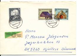 Germany DDR Cover Sent To Denmark 29-10-1975 - Storia Postale