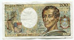 P France 200 Francs "" MONTESQUIEU "" 1987 # 3 - 200 F 1981-1994 ''Montesquieu''