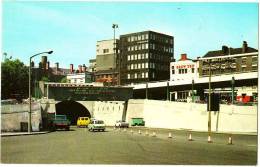 Mersey Tunnel Entrance, Liverpool - & Old Cars - Liverpool