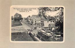 Hampton NH Tram Square & Lafayette Road 1905 Postcard - Other & Unclassified