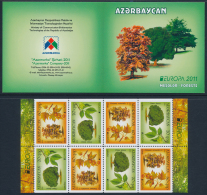 AZERBAIJAN/AZERBAIDSCHAN EUROPA 2011 "Forests" Booklet/MH** - 2011