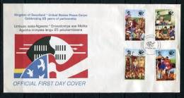 Kingdom Of Swaiziland  First Day Cover Peace Cprps 25th Anniv - Swaziland (1968-...)