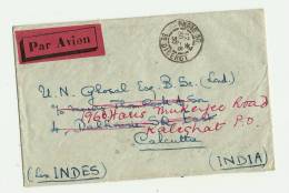 PARIS    Bureau N°30    Bd. DIDEROT    LSE – Tarif P.A.   INDES   à 6F.50 - 1927-1959 Storia Postale