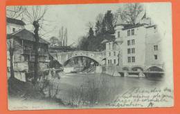 P260b, Orbe, Le Vieux Pont , Circulée 1901 Cachet Bofflens - Orbe