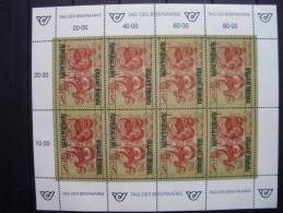 Österreich 2032 KB Postfrisch ++, Tag Der Briefmarke - Blocks & Kleinbögen