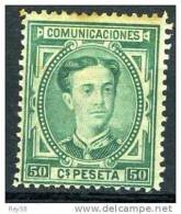 ALFONSO XII, 1876, 50CTS* - Unused Stamps