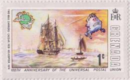 Helicopter, Aviation, Boat, UPU, MNH Grenada - Helicópteros