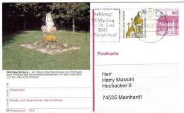 Germany(West)-Postal Stationery Illustrated- "Bad Driburg- Am Peter-Hille-Wanderweg Von Pombsen" (posted) - Postales Ilustrados - Usados