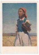 ART POSTCARD - Kyrgyzstan - Ethnology, Folklore, Kyrgyzs Girl, Edition Year 1956 - Kirguistán