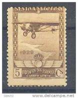ES448-A398TEXO.Espagne.Spain. Avion.  .SEVILLA-BARCELONA   AEREO.1929.(Ed 448**) Sin Charnela.BONITO - Autres & Non Classés