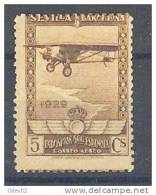 ES448-A398TEXO.Espagne.Spain. Avion.  .SEVILLA-BARCELONA   AEREO.1929.(Ed 448**) Sin Charnela.BONITO - Altri & Non Classificati