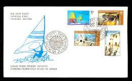 1982 NORTH CYPRUS TOURISTIC FDC - Lettres & Documents