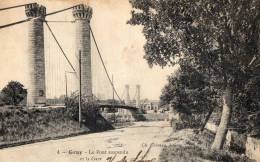 70 GRAY - Le Pont Suspendu Et La Gare - Gray
