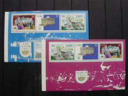 Irland 755/8 **/mnh, H-Blatt 24 Und 25 Aus MH 17, Dublin - Kulturhauptstadt Europas 1991 - Blocchi & Foglietti