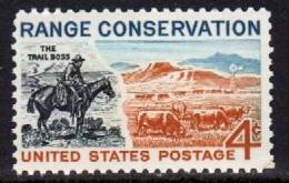 1961 USA Range Conservation Stamp Sc#1176 Mount Horse Ox Cow - Cows