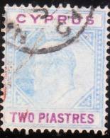 Cyprus 1904-07 King Edward VII 2pi Used - Zypern (...-1960)