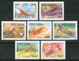 1991 Vietnam Vita Marina Marine Life Crostacei Crustaceans Crustacès Set MNH** Po107 - Schalentiere