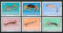 1981 Mozambico Vita Marina Marine Life Crostacei Crustaceans Crustacès Set MNH** Po108 - Crustaceans