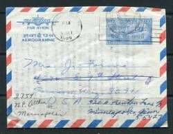 India 1965 Postal Stationary  Wrapper Letter Mision House 2 Bengal -USA - Briefe U. Dokumente