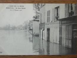78 - BOUGIVAL - Crue De La Seine - Un Quai Dévasté (Inondation - Commerce...) - Le 1er Février 1910 - Bougival