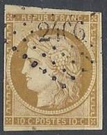 1849-50 FRANCIA USATO CERERE 10 CENT - FR449 - 1849-1850 Ceres