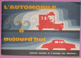 L'AUTOMOBILE D'HIER A AUJOURD'HUI - MOBIL OIL - 1960 - SCENARIO FILM 35 PAGES - Altri & Non Classificati