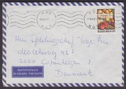 ## Greece Airmail Par Avion KOS 1981 Cover Lettera To Denmark - Covers & Documents