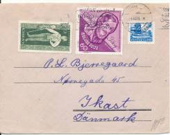 Hungary Cover Sent To Denmark - Lettres & Documents
