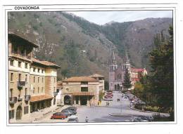 COVADONGA, Asturias, Espana: Hospederia Y Basilica; AUTO AX Citroen; Boite Aux Lettres; 1994, TB - Asturias (Oviedo)