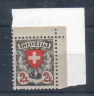 SVIZZERA SWITZERLAND SUISSE SCHWEIZ 1924  CROCE E SCUDO ** MNH UNIF.211 - Nuovi