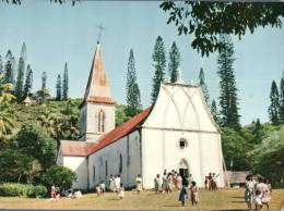 (154) New Caledonia - Ile Des Pins - Chapelle De Vao - Pan Am Airlines Postcard - Neukaledonien