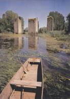 Cp , 86 , LUSSAC-les-CHÂTEAUX , Ruines Des Quatre Piles Du Pont-Levis Du Château - Lussac Les Chateaux