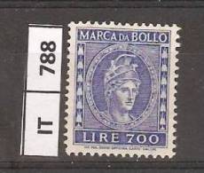 ITALIA, Marche Da Bollo, L. 700 Nuovo Perfetto - Revenue Stamps