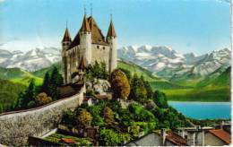 CPSM THUN Ou THOUNE (Suisse-Berne) - Schloss Mit Blumlisalp 3569 M - Thun