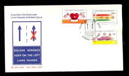 1990 NORTH CYPRUS TRAFFIC FDC - Covers & Documents