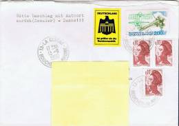 F Frankreich 1982 1988 Mi 2300 2681 Brief - Cartas & Documentos