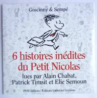 CD 6 HISTOIRES DU PETIT NICOLAS - GOSCINNY SEMPE - Gallimard Jeunesse - Disques & CD