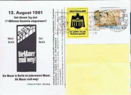 F Frankreich 1987 Mi 2611 Karte - Covers & Documents