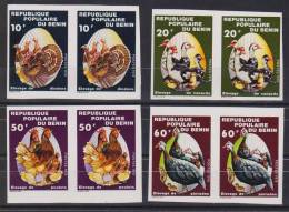 BENIN  NON DENT/IMP  CANARDS  POULETS  DINDONS  PINTADES    YVERT N°429/32**MNH . Réf 1801 - Entenvögel