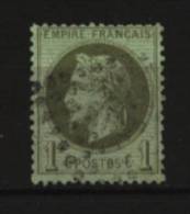 France   N°  25 Oblitéré  Cote 20 € Au Quart Cote - 1863-1870 Napoléon III Con Laureles