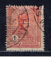 H+ Ungarn 1913 Mi 124 X Königsporträt - Used Stamps